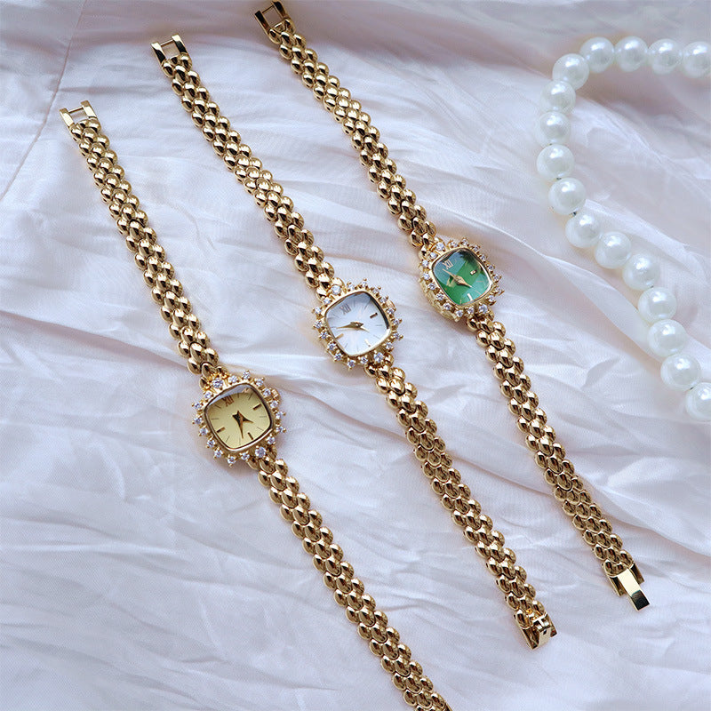 Niche Vintage Thin-chain Watch