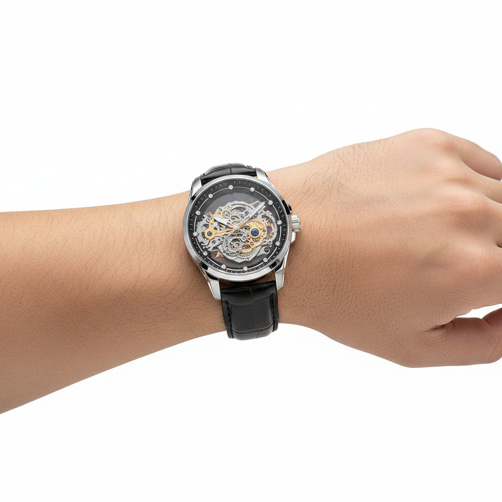 New Double-sided Skeleton Fully Automatic Movement