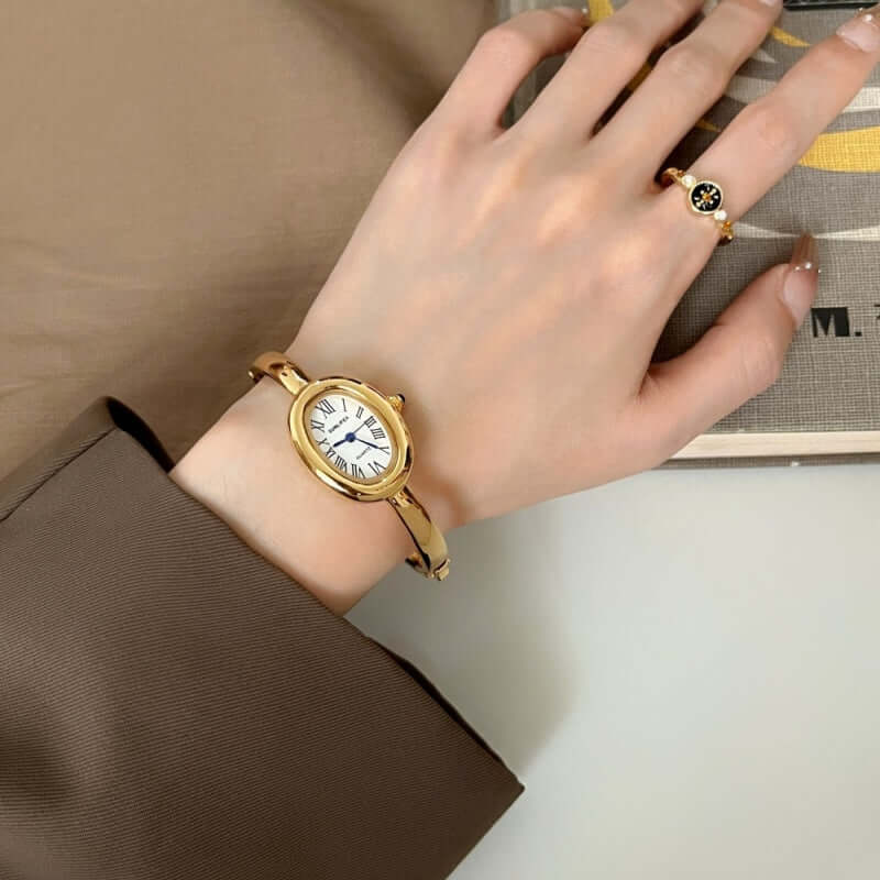 Oval Roman-SUNLIFEX Bracelet Watch