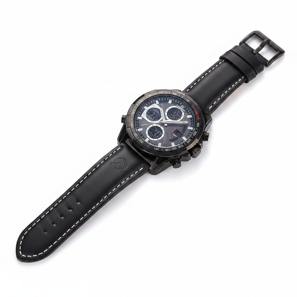 CAINUOS Quarz-Digitaluhr – Moderne Funktionalität mit stilvollem Design