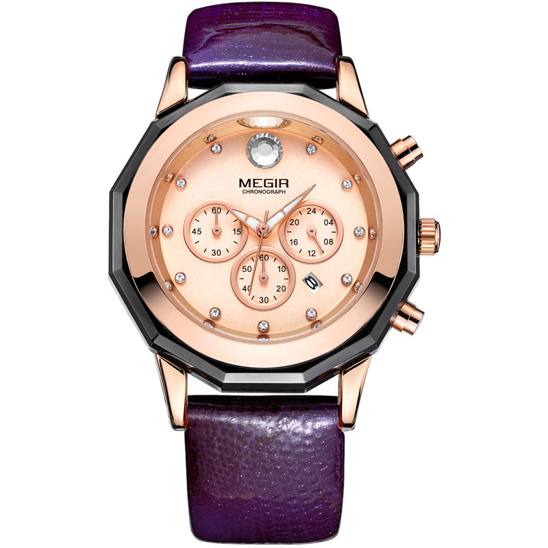 Multi-function Ladies MEGIR Watch