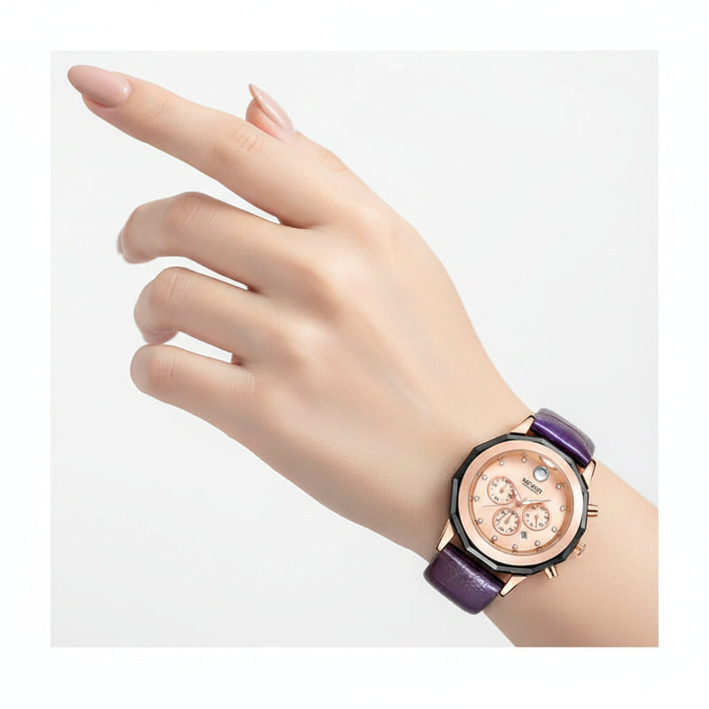 Multi-function Ladies MEGIR Uhr – Eleganter Stil mit praktischer Funktionalität