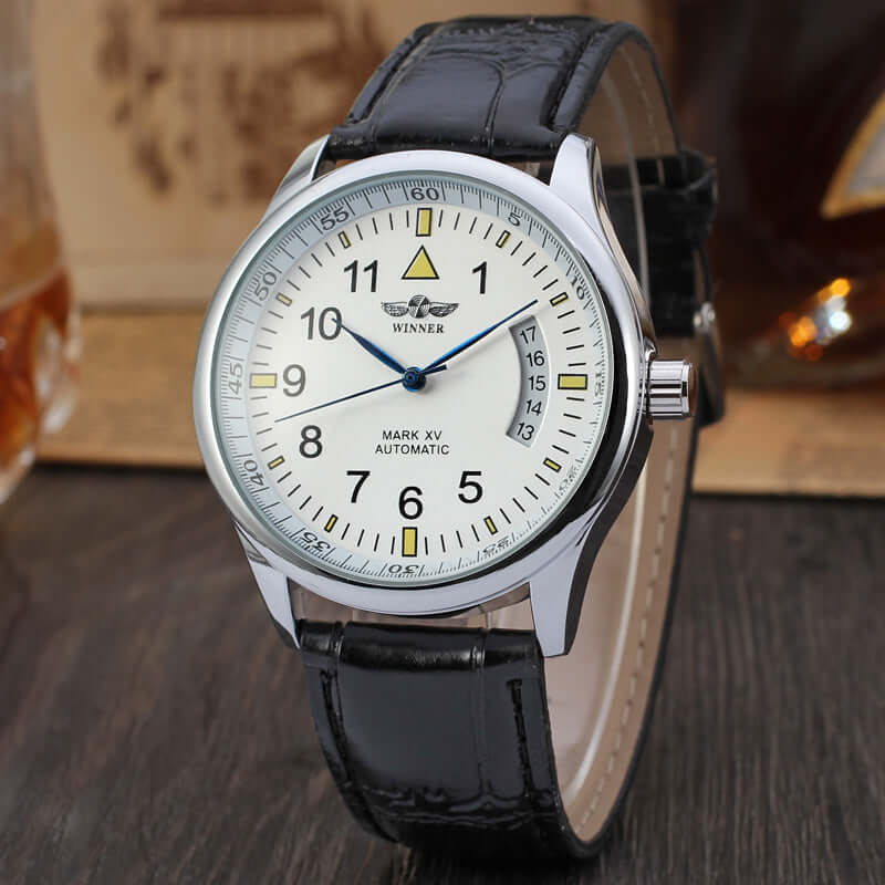 WINNER Mechanical Watch with Calendar for Men