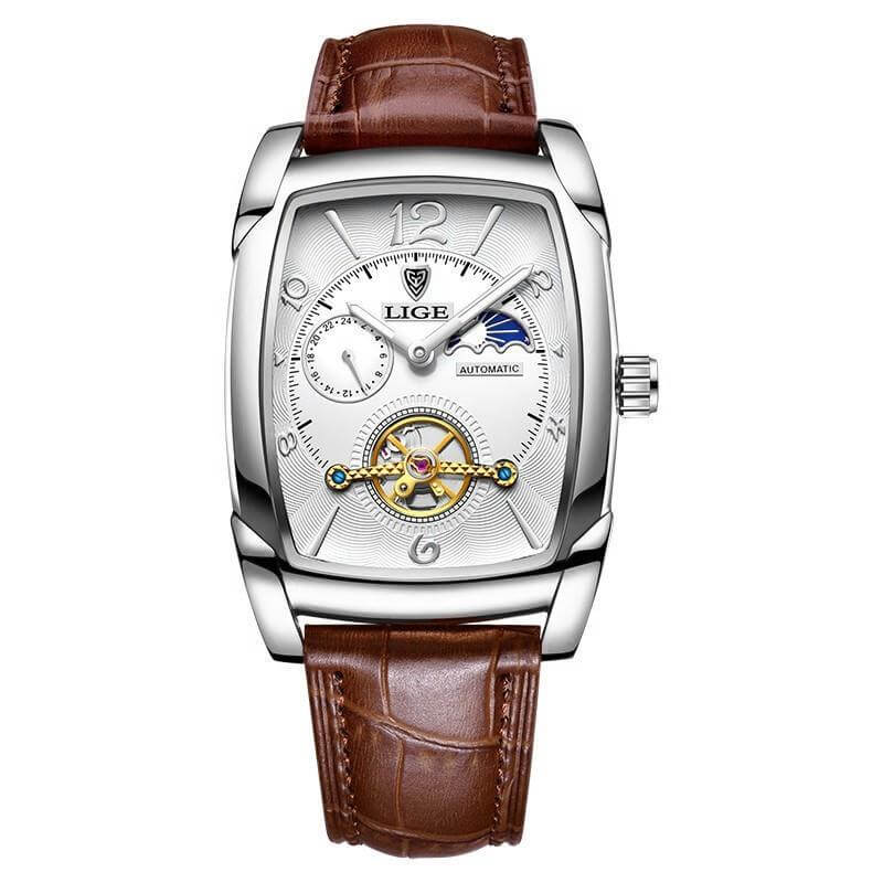 LIGE Tourbillon Mechanical Watch for Men