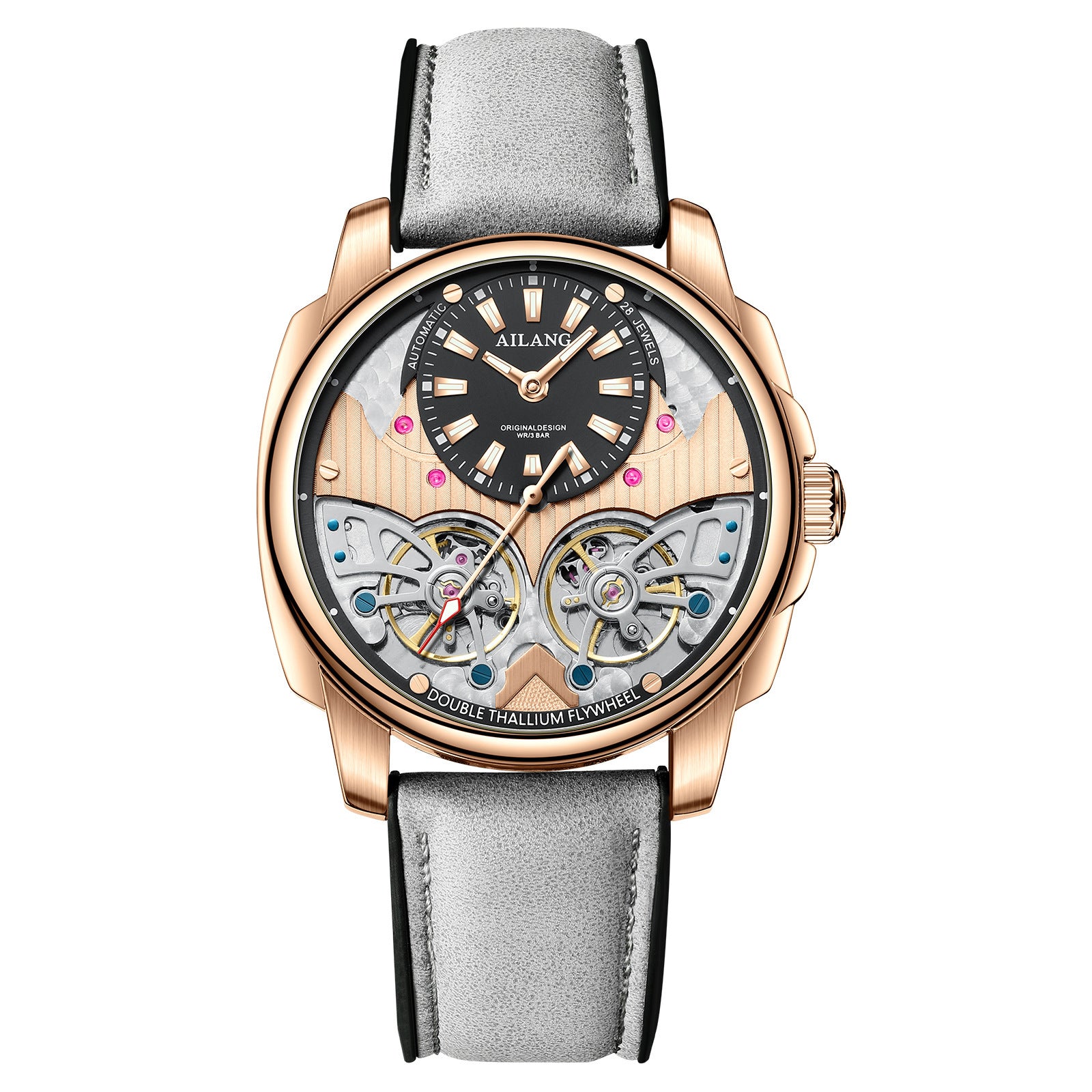 AILANG Double-Tourbillon Mechanical Watch