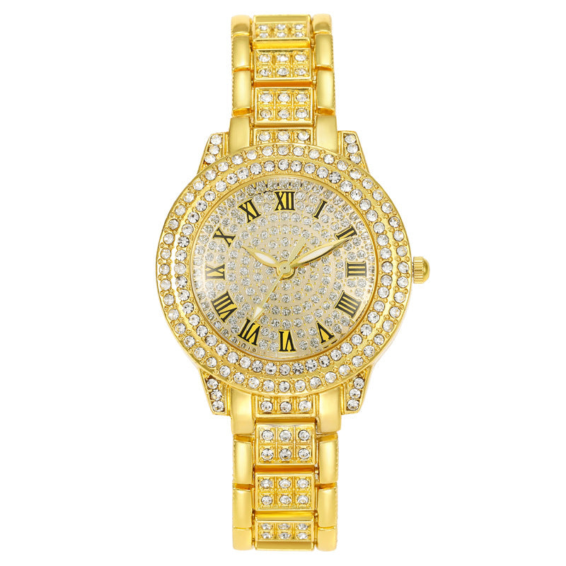 Movement Quartz Digital Roman Diamond