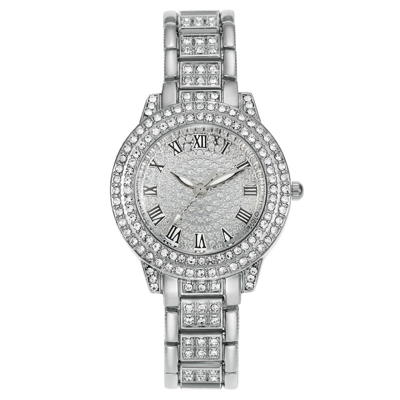 Movement Quartz Digital Roman Diamond