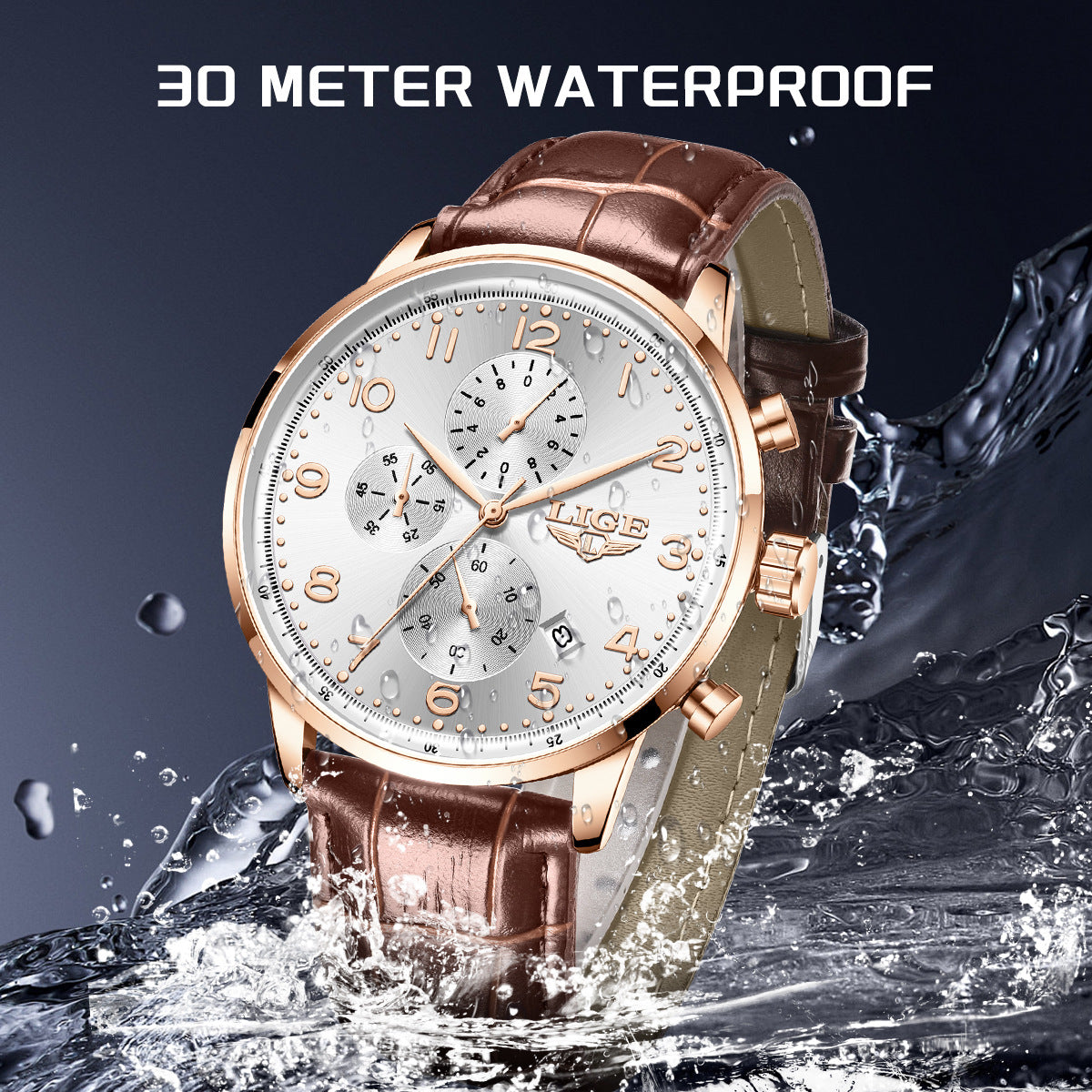 LIGE Mechanical Watch for Men