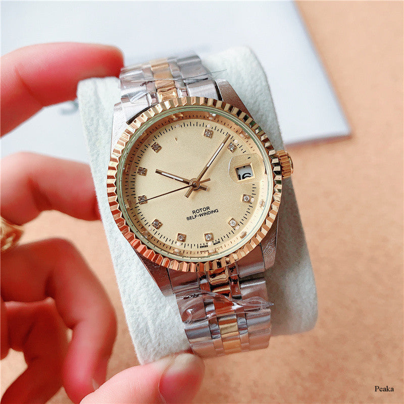 Rotor Automatic Watch Stainless Steel