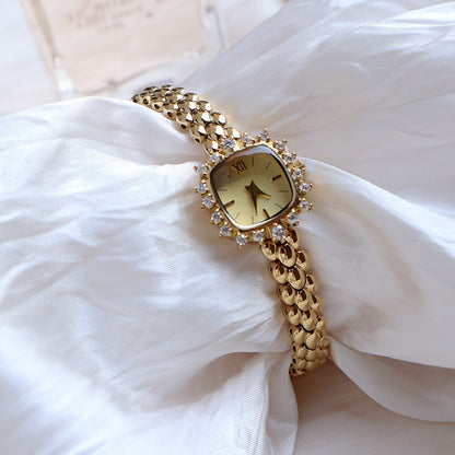 Niche Vintage Thin-chain Watch