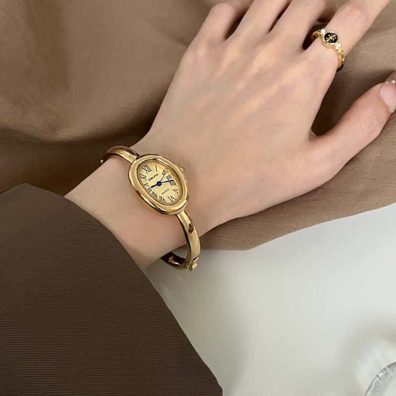 Oval Roman-SUNLIFEX Bracelet Watch