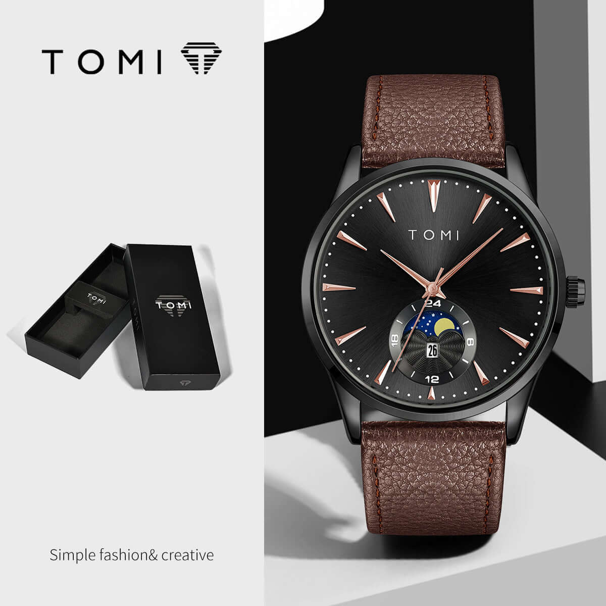 TOMI Watch Simple And Casual
