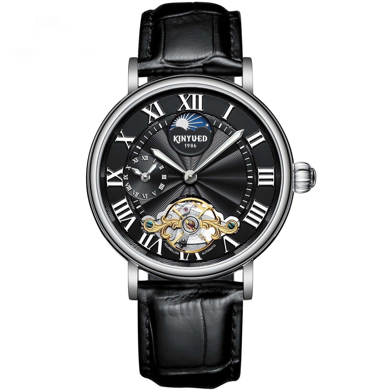 KINYUED Tourbillon Automatic Watch Men