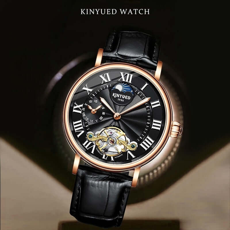 KINYUED Tourbillon Automatic Watch Men