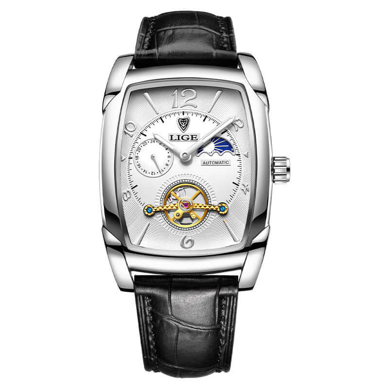 LIGE Tourbillon Mechanical Watch for Men