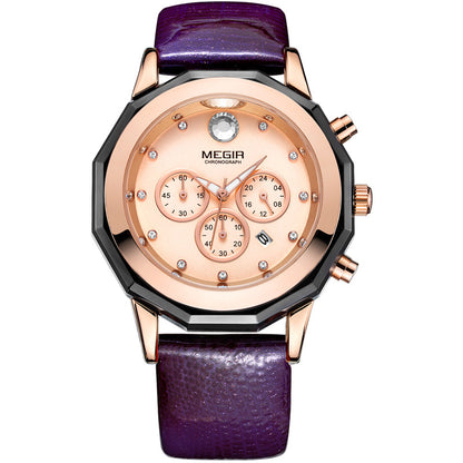 Multi-function  Ladies MEGIR Watch
