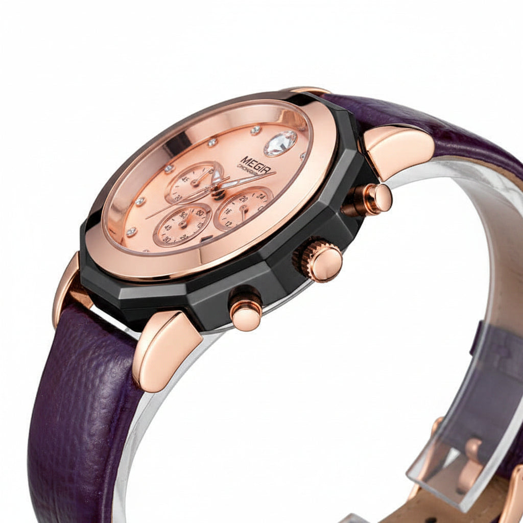 Multi-function Ladies MEGIR Uhr – Eleganter Stil mit praktischer Funktionalität