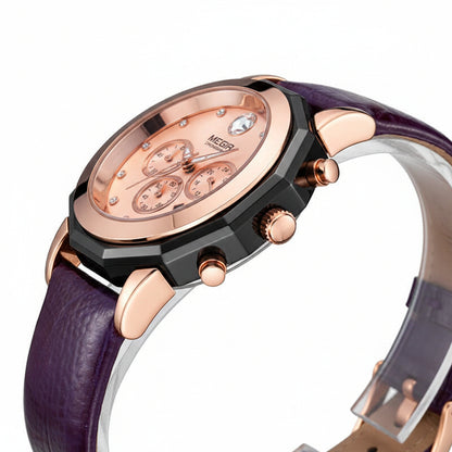 Multi-function Ladies MEGIR Uhr – Eleganter Stil mit praktischer Funktionalität
