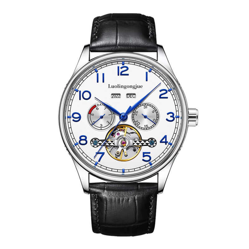 LUOLiNGONGJUE Stainless Steel Mechanical Watch for Men