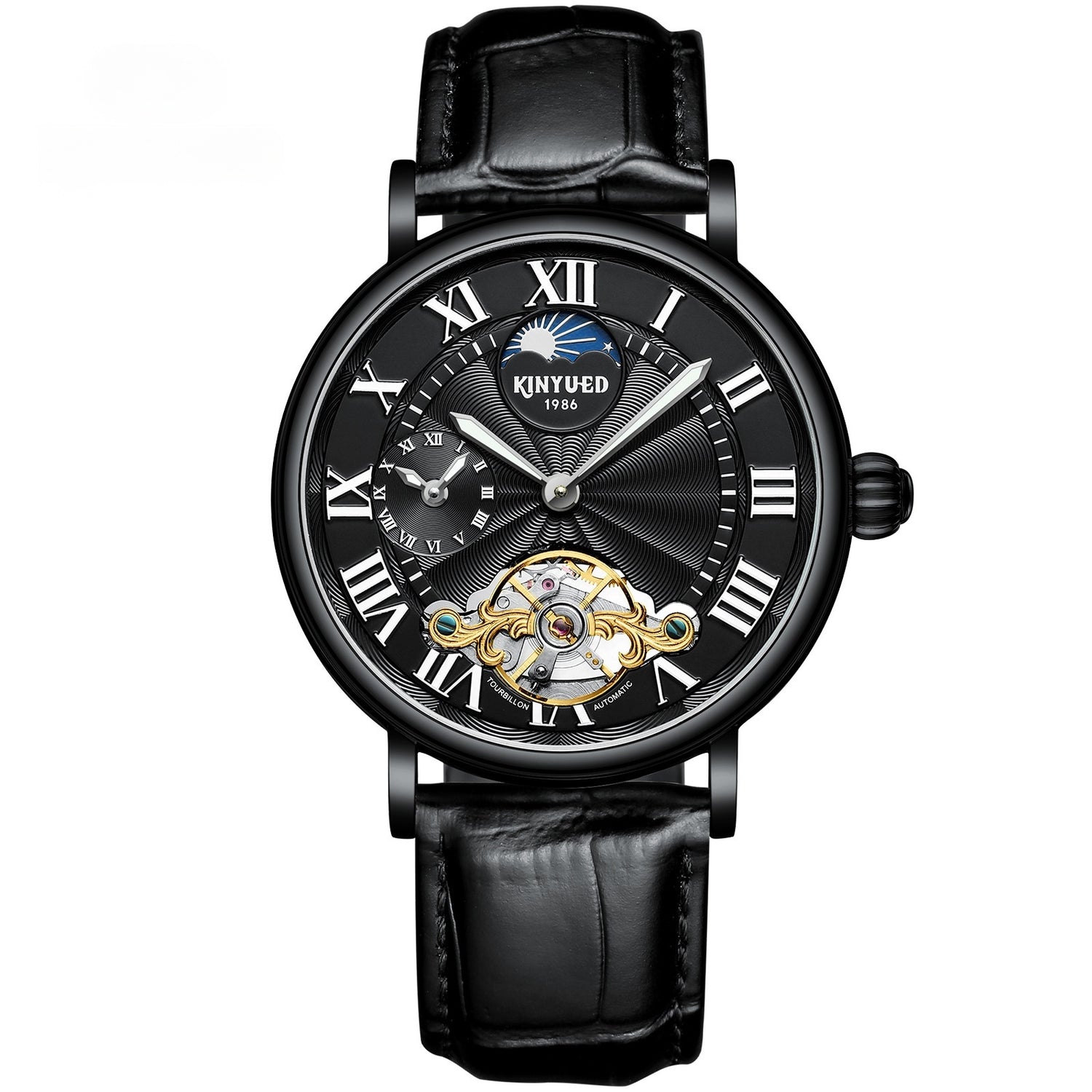 KINYUED Tourbillon Automatic Watch Men
