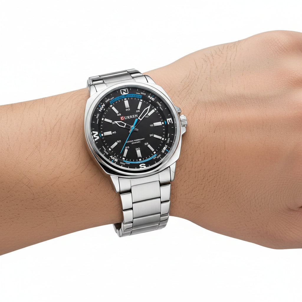 Steel-band CURREN Quartz Watch
