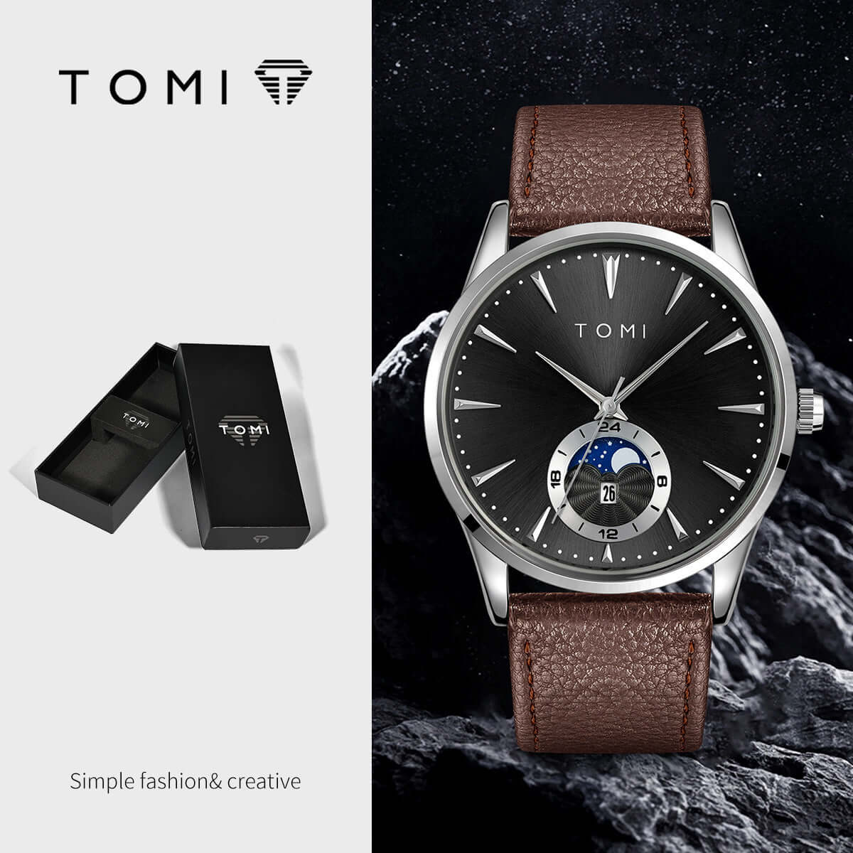 TOMI Watch Simple And Casual