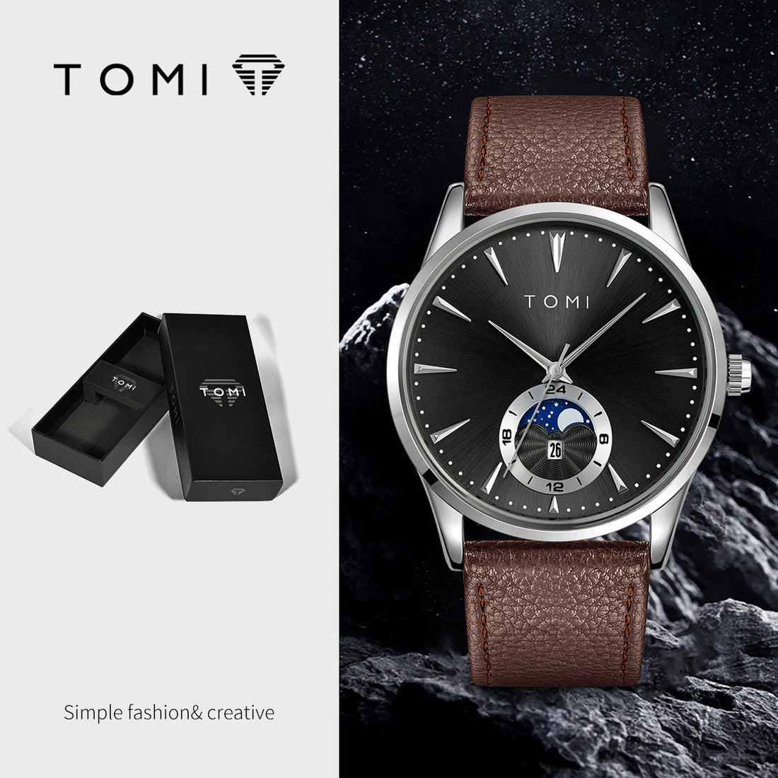 TOMI Watch  Simple And Casual