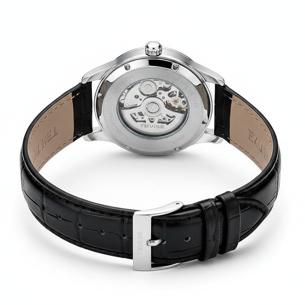 Fashionable Waterproof Mechanical Watch TEVISE – Elegante Mechanik für Alltag und Business