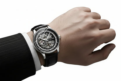 Fashionable Waterproof Mechanical Watch TEVISE – Elegante Mechanik für Alltag und Business