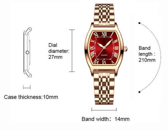 Quartz Watch Stainless Steel With Simple