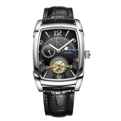 LIGE Tourbillon Mechanical Watch for Men