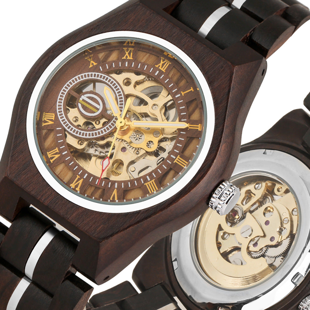 Openwork Roman Mechanical Watch