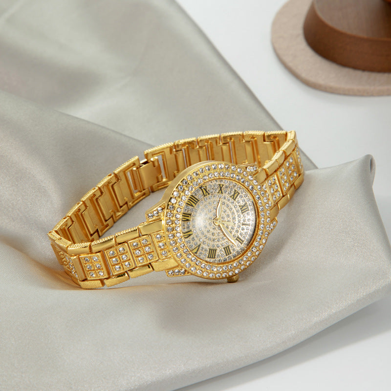 Movement Quartz Digital Roman Diamond