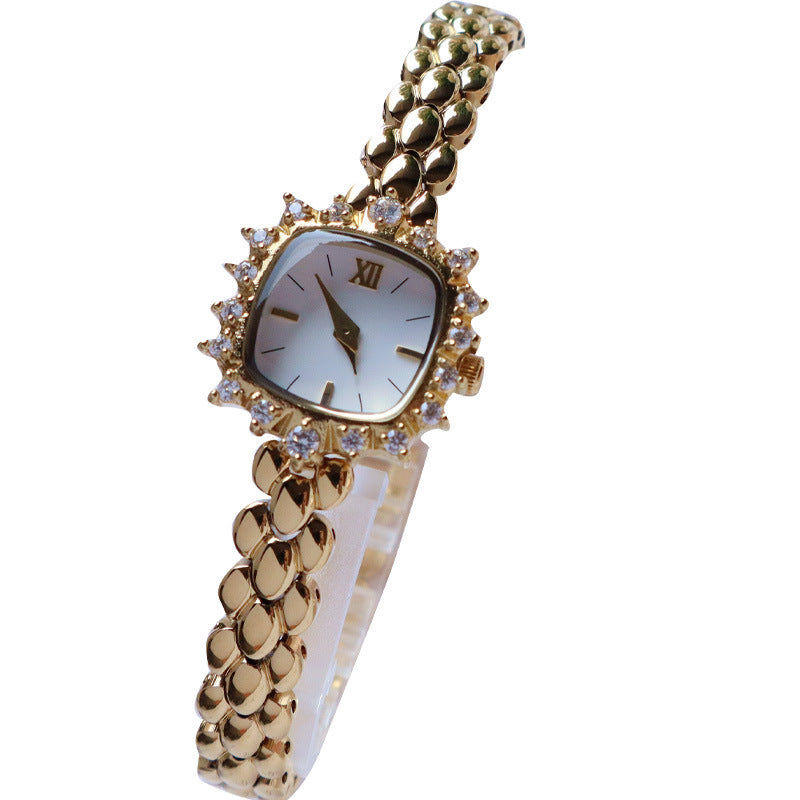Niche Vintage Thin-chain Watch