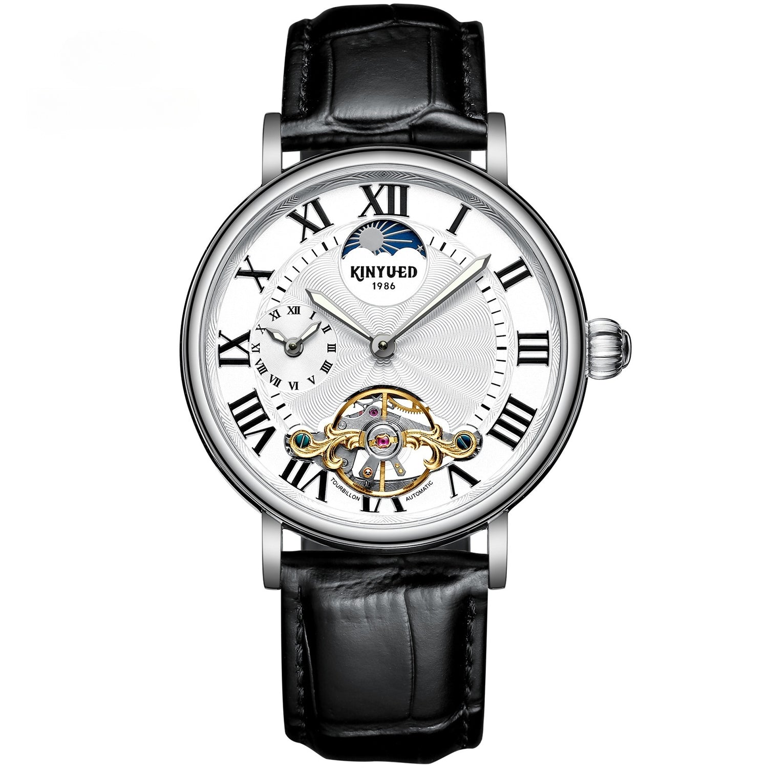 KINYUED Tourbillon Automatic Watch Men