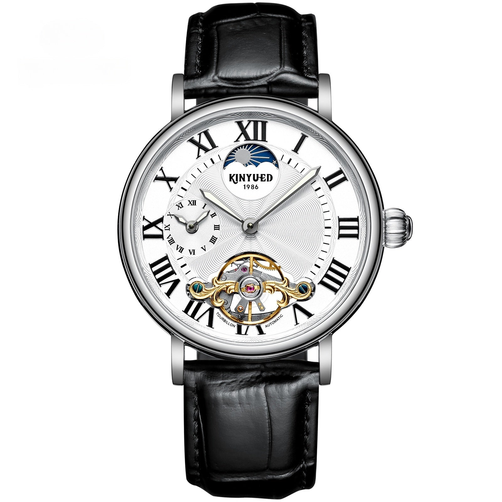 KINYUED Tourbillon Automatic Watch Men