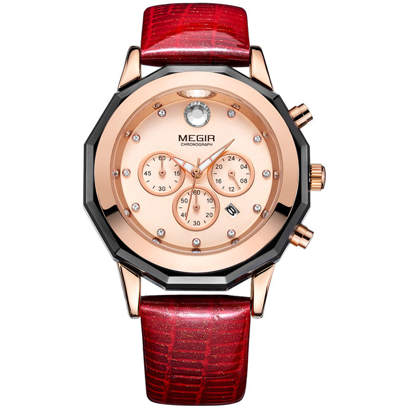 Multi-function  Ladies MEGIR Watch