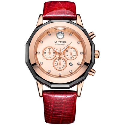 Multi-function  Ladies MEGIR Watch