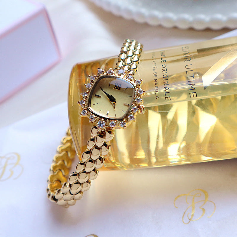 Niche Vintage Thin-chain Watch