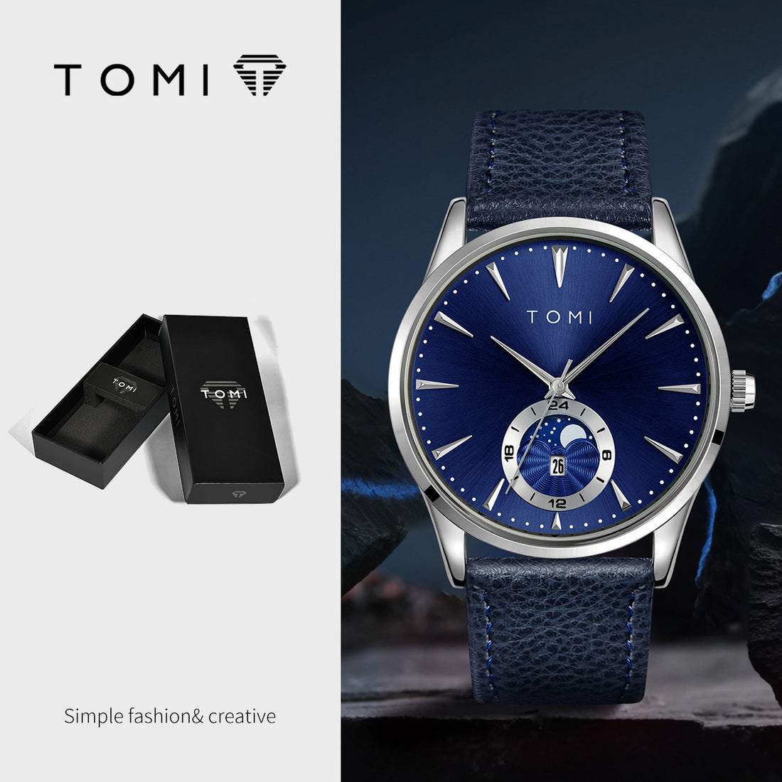 TOMI Watch  Simple And Casual