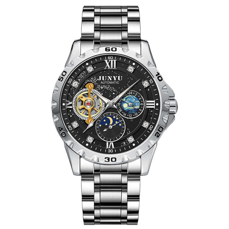 JUNYU Waterproof Mechanical Watch for Men