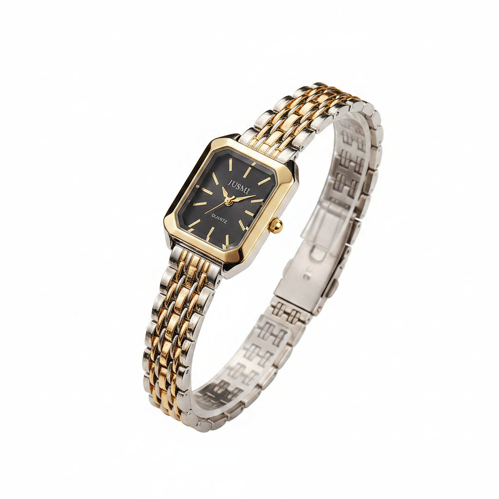 Jusmi Style Dial Quartz Uhr – Modisch, elegant
