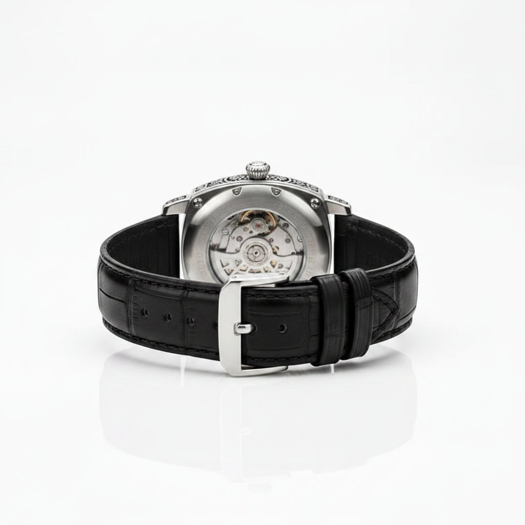 TEVISE Automatikuhr Lederarmband Herren – Klassischer Komfort mit automatischer Präzision
