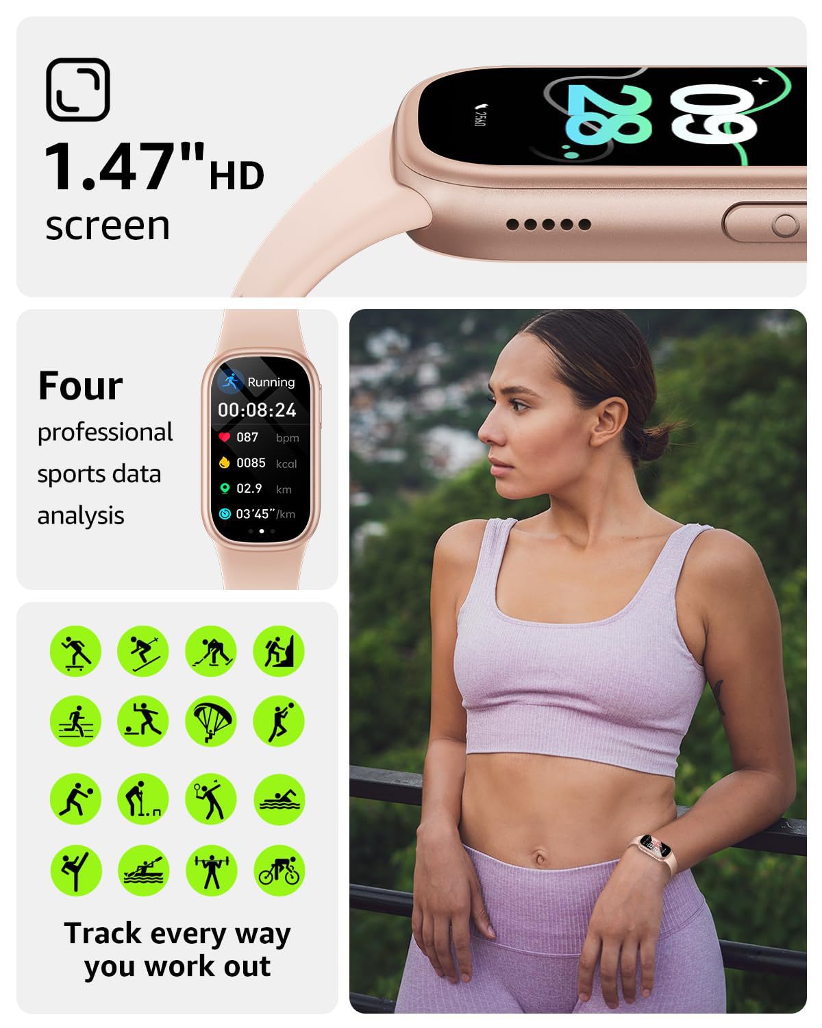Smart Watch Bluetooth Calling Sports Bracelet